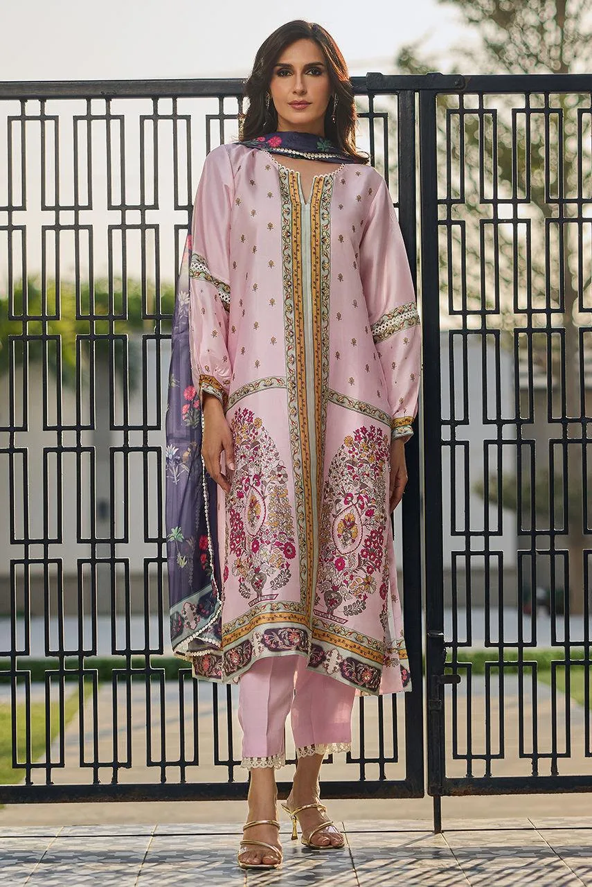 Deepak Perwani Eid Edit Silk – view 1 – Poshaq