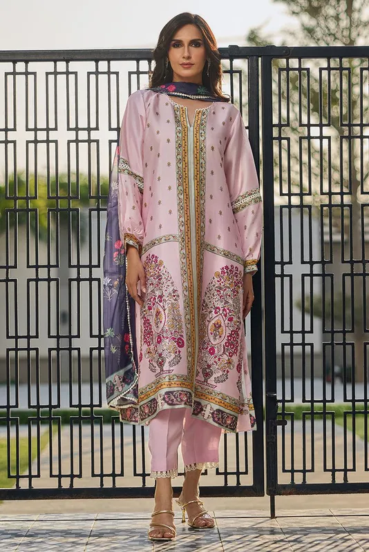 Deepak Perwani Eid Edit Silk – view 1 – Poshaq