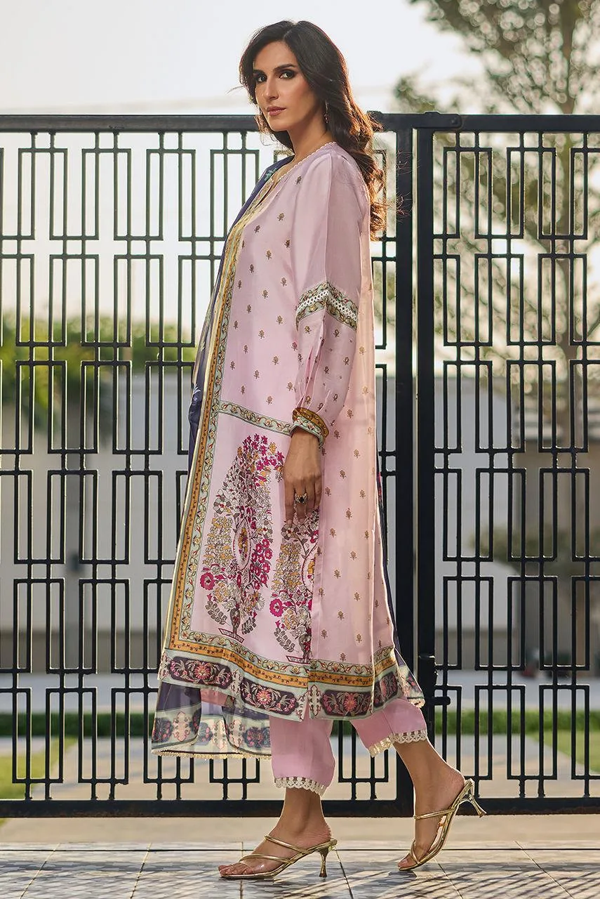 Deepak Perwani Eid Edit Silk – view 4 – Poshaq