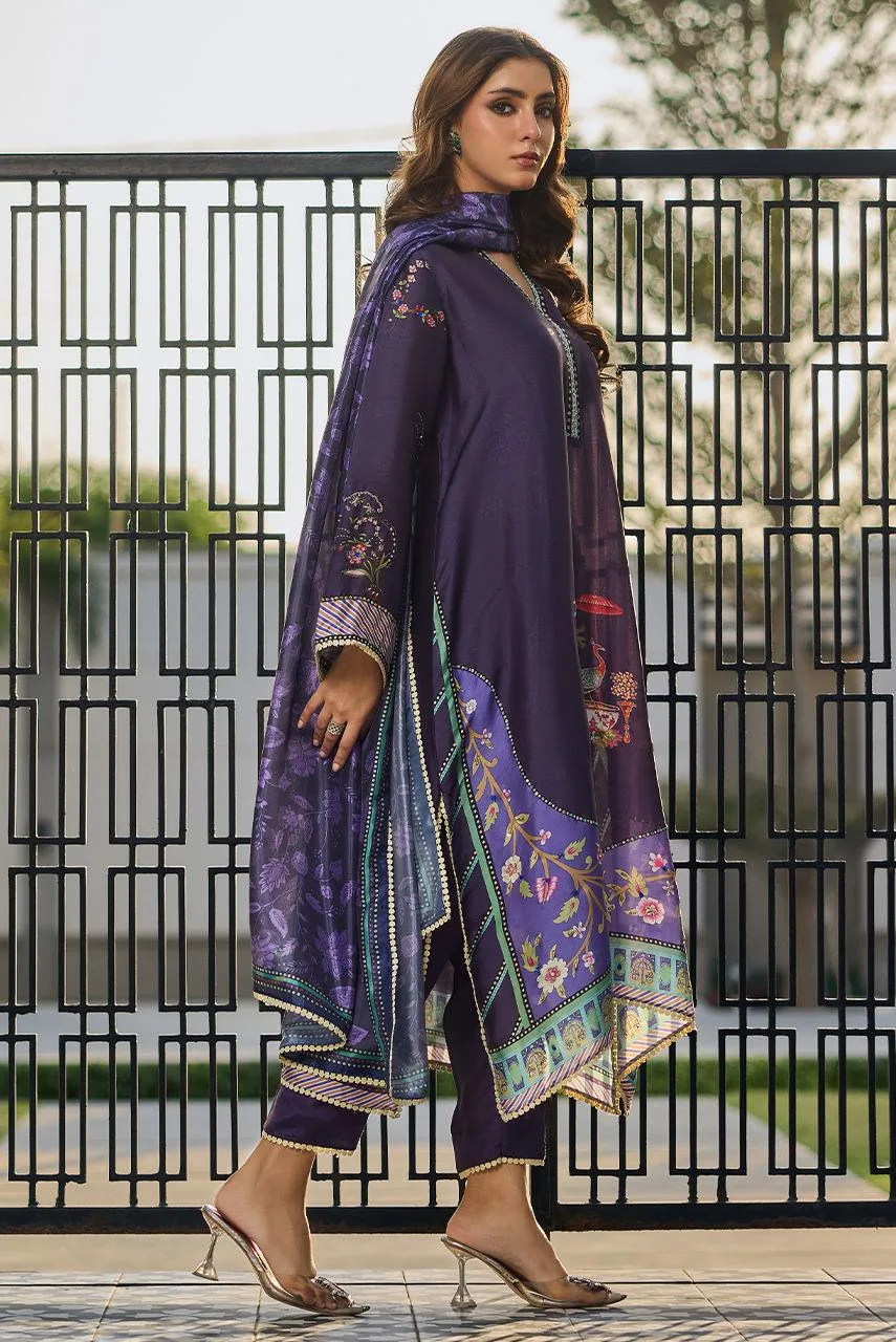 Deepak Perwani Eid Edit Silk – view 2 – Poshaq