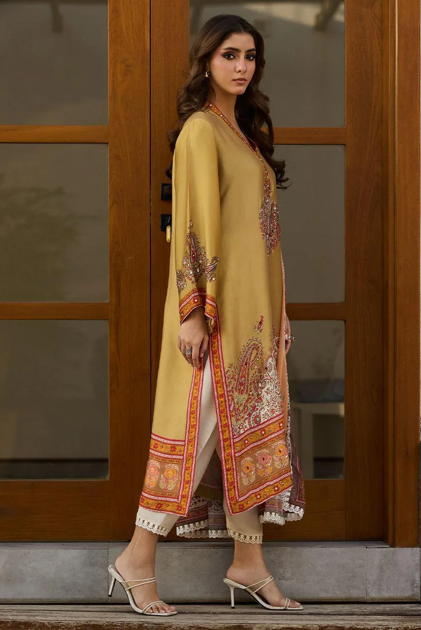Deepak Perwani Eid Edit Silk – view 3 – Poshaq
