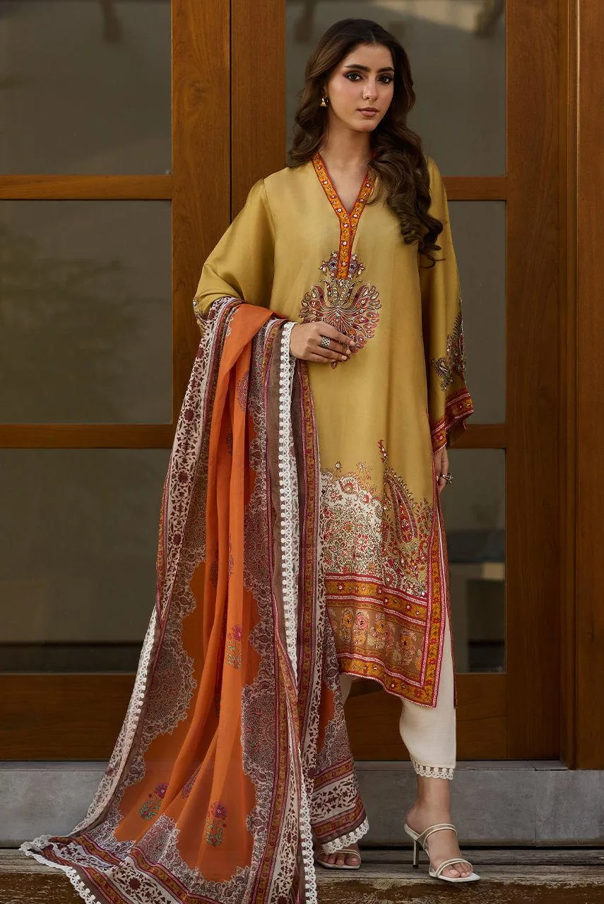 Deepak Perwani Eid Edit Silk – view 4 – Poshaq