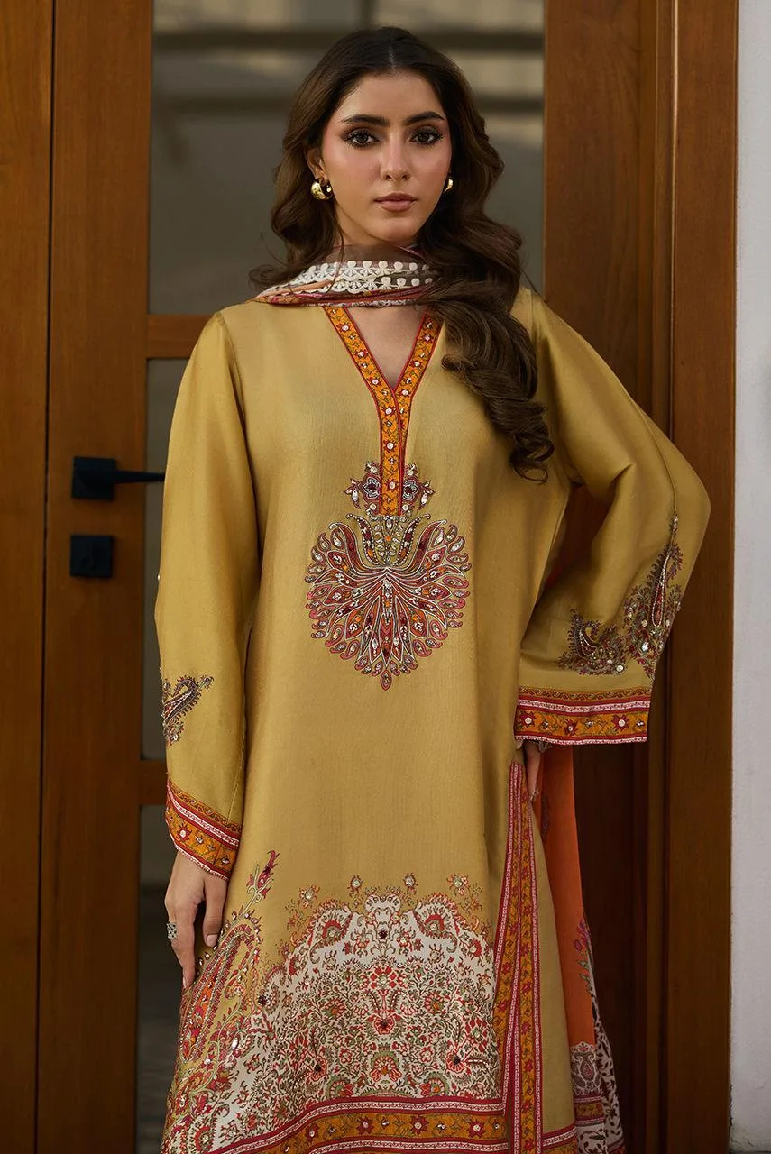 Deepak Perwani Eid Edit Silk – view 5 – Poshaq