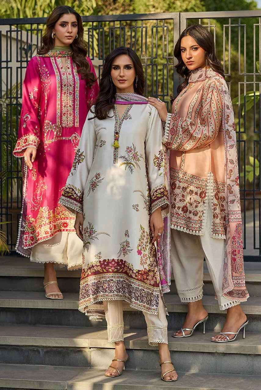Deepak Perwani Eid Edit Silk – view 4 – Poshaq