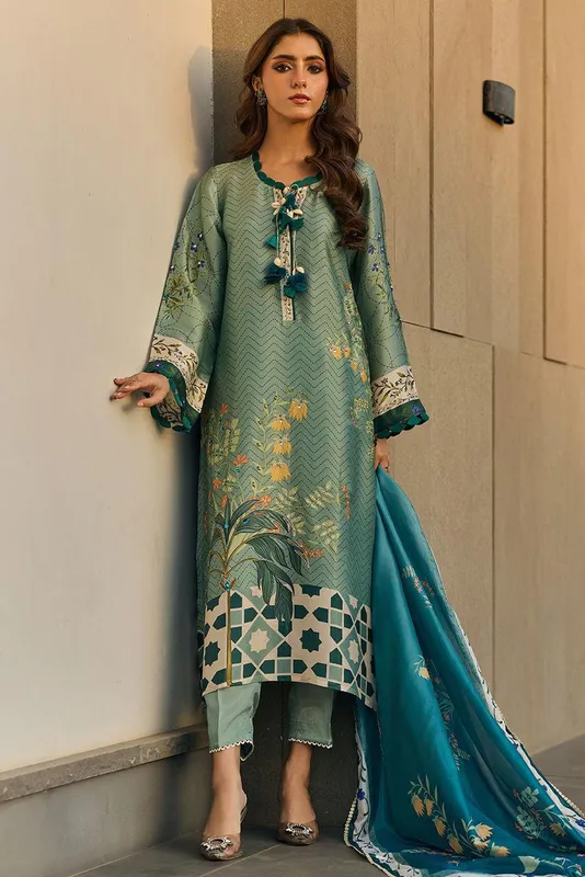Deepak Perwani Eid Edit Silk – view 1 – Poshaq