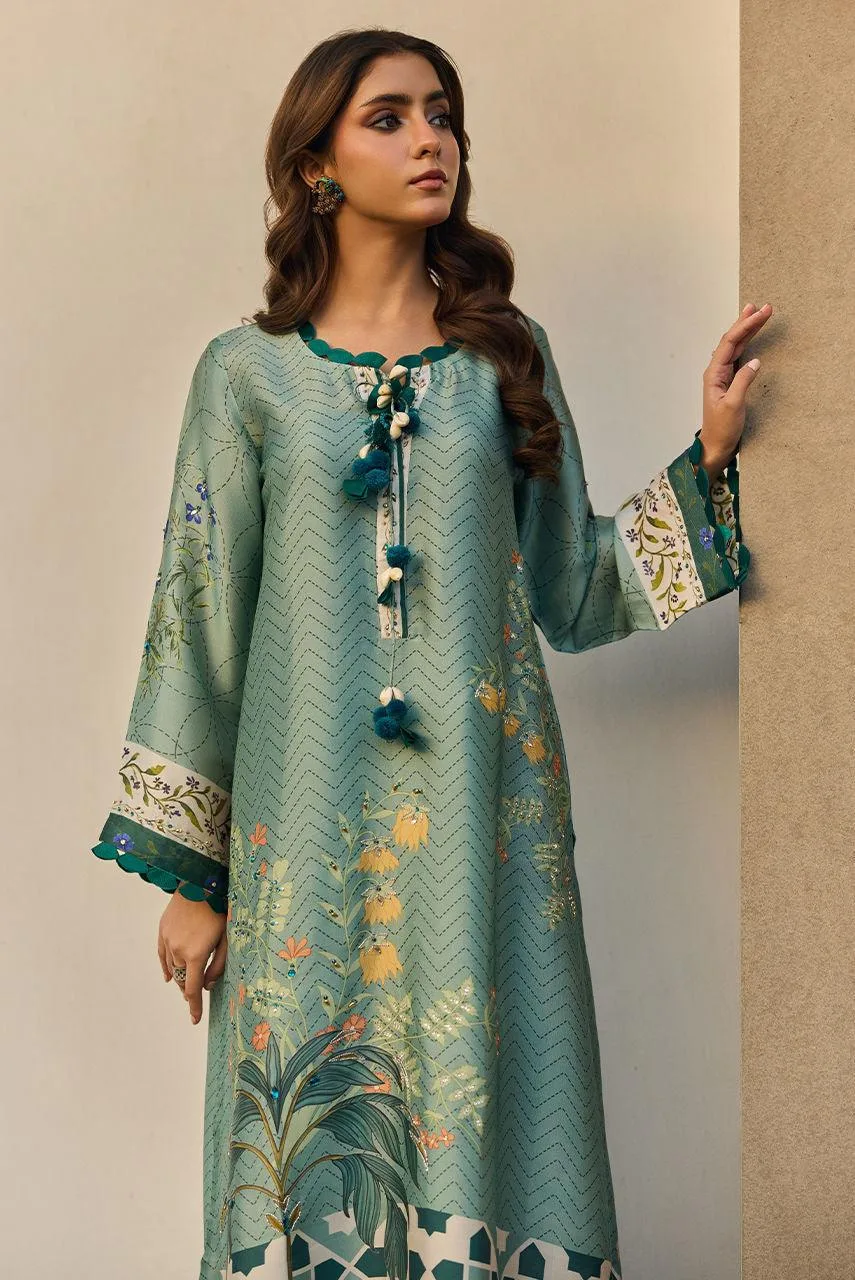 Deepak Perwani Eid Edit Silk – view 3 – Poshaq