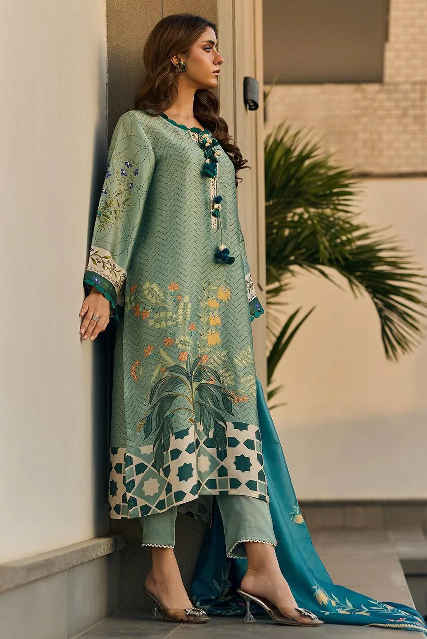 Deepak Perwani Eid Edit Silk – view 4 – Poshaq