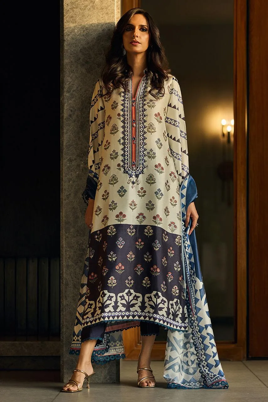 Deepak Perwani Eid Edit Silk – view 1 – Poshaq