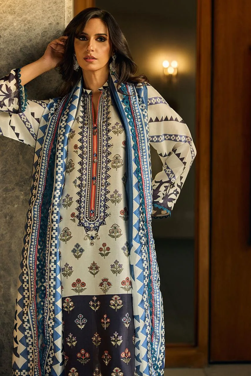 Deepak Perwani Eid Edit Silk – view 3 – Poshaq