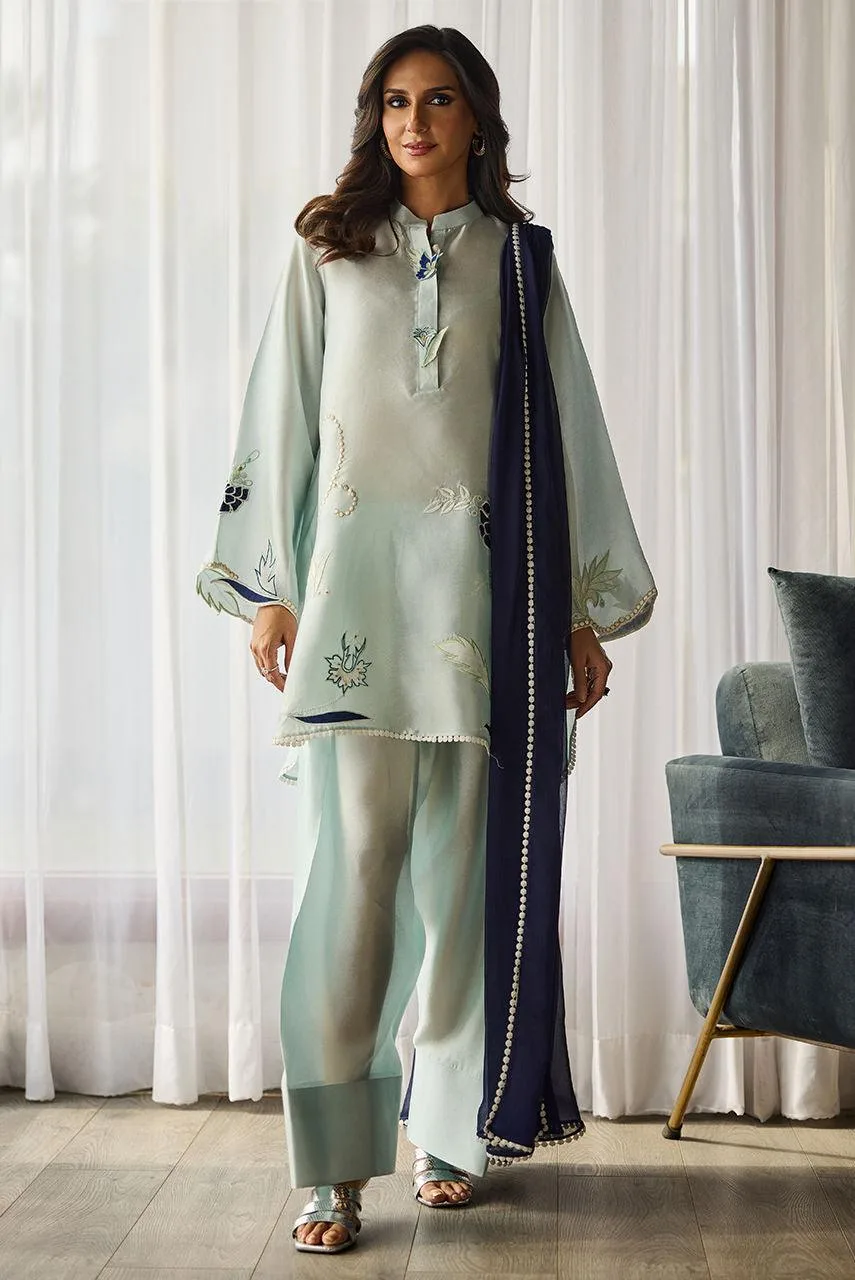Deepak Perwani Eid Edit Chiffon – view 3 – Poshaq