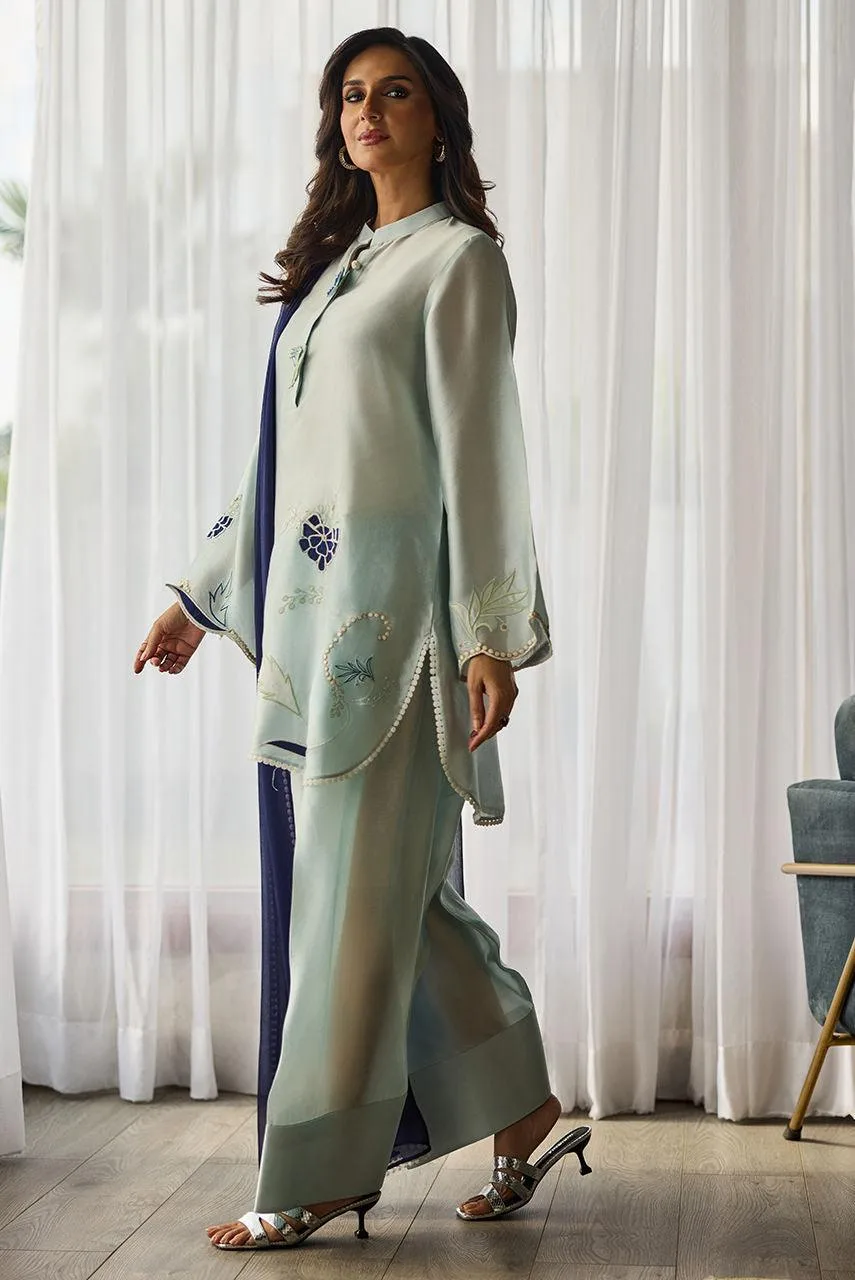 Deepak Perwani Eid Edit Chiffon – view 4 – Poshaq