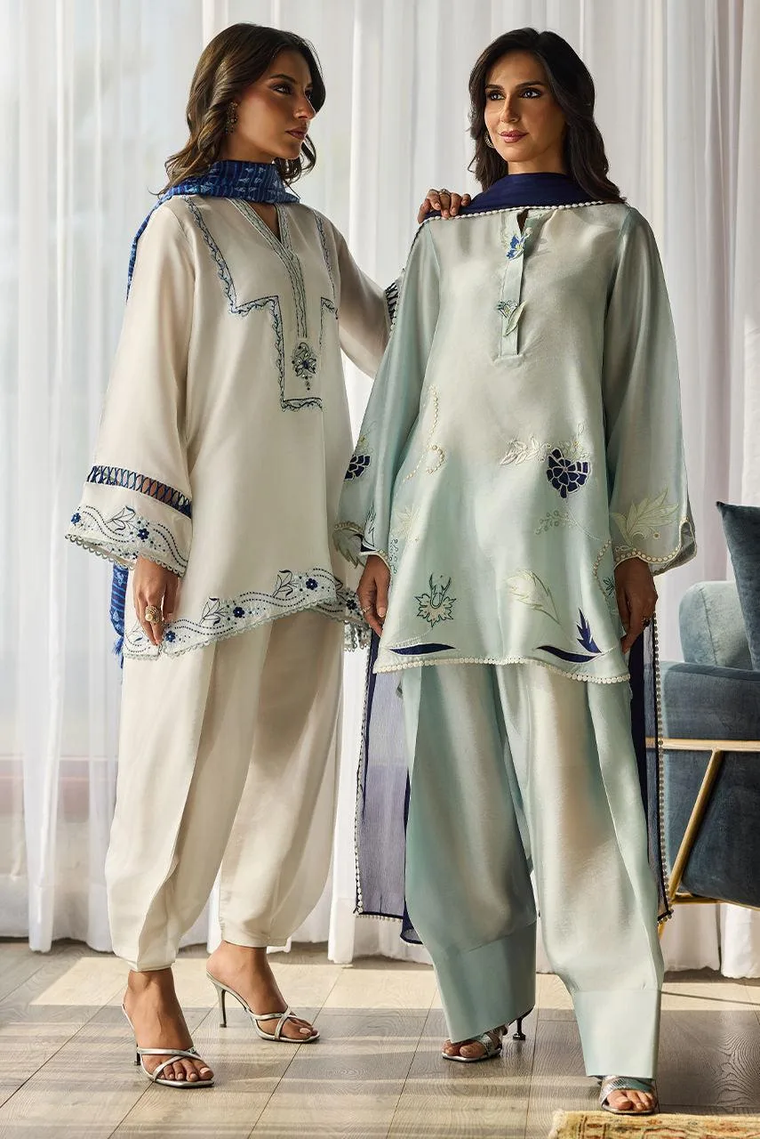 Deepak Perwani Eid Edit Chiffon – view 6 – Poshaq