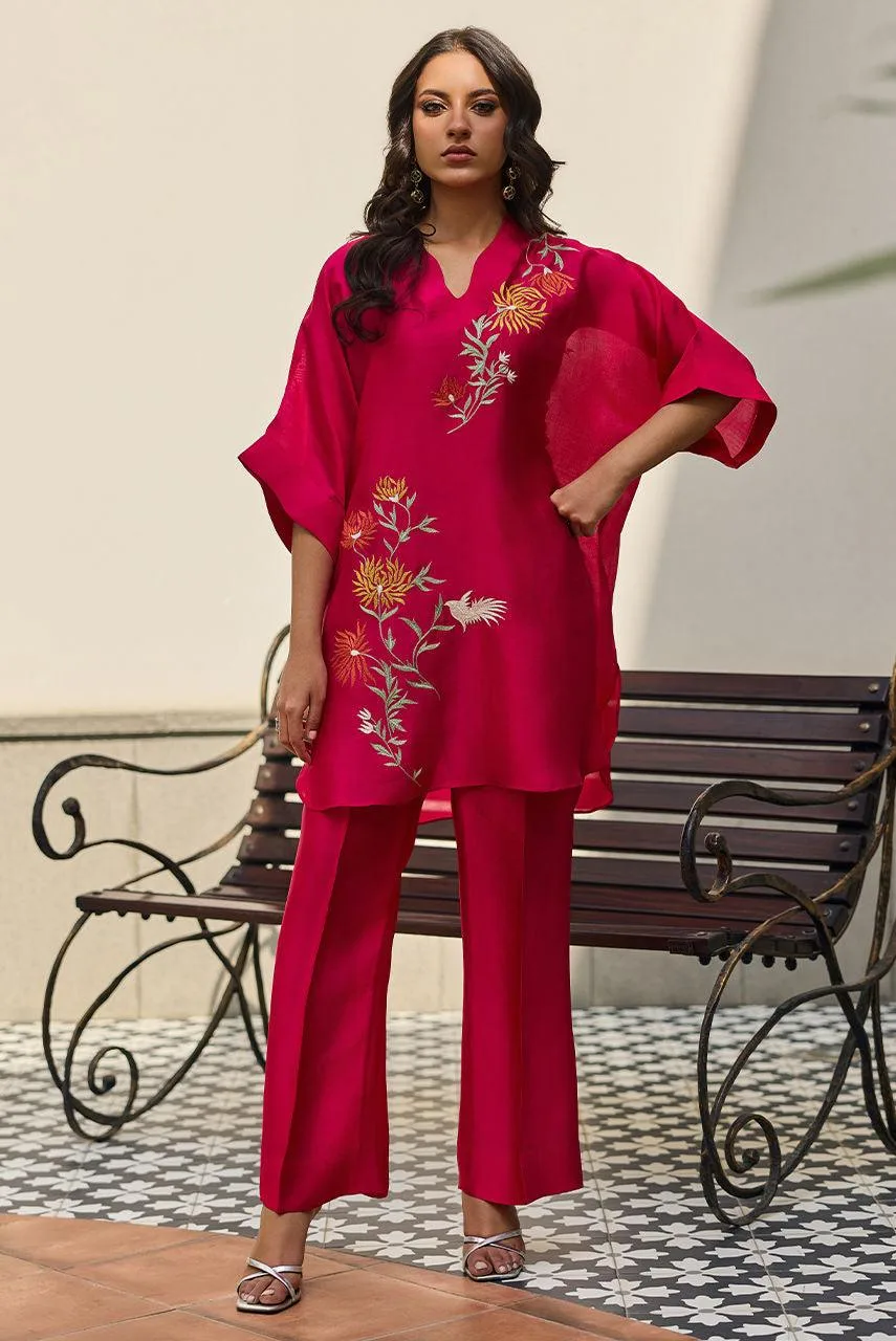 Deepak Perwani Eid Edit Plum – view 4 – Poshaq