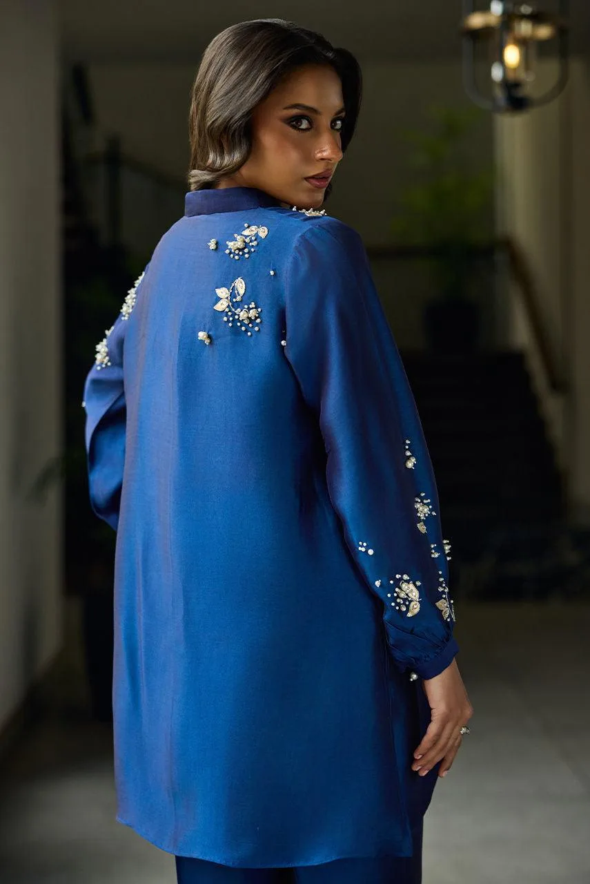 Deepak Perwani Eid Edit Silk – view 3 – Poshaq