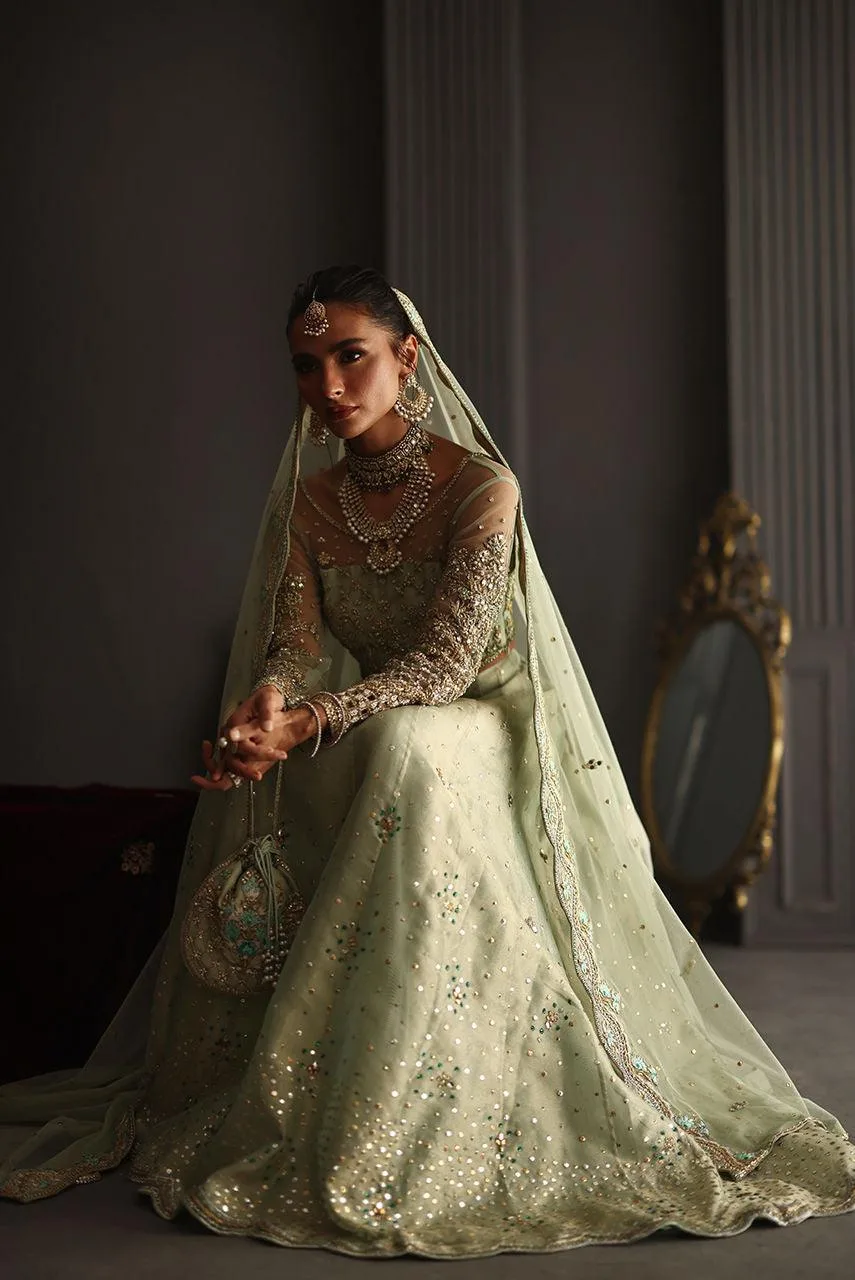Deepak Perwani Diya Wedding Edit Gold – view 4 – Poshaq