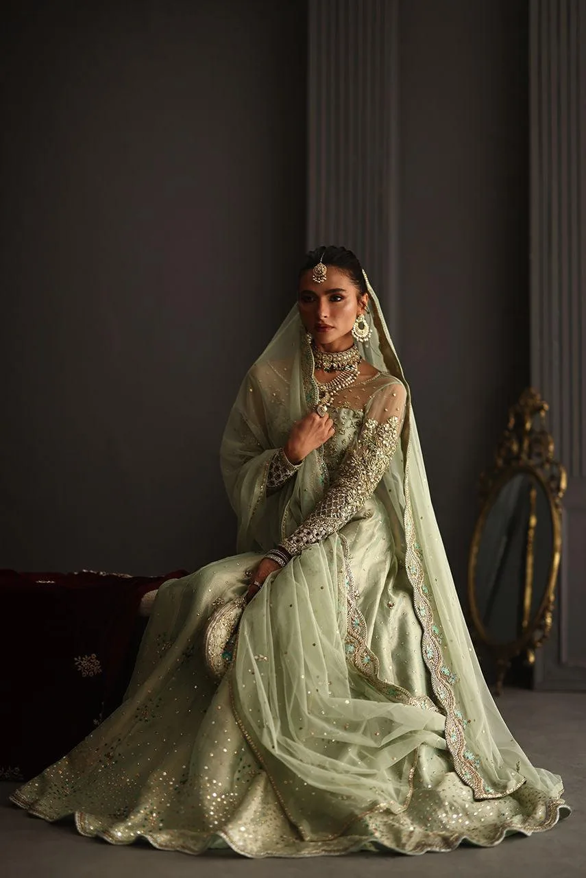 Deepak Perwani Diya Wedding Edit Gold – view 6 – Poshaq