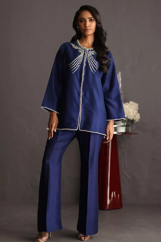 Deepak Perwani Diya Wedding Edit Raw Silk – view 1 – Poshaq