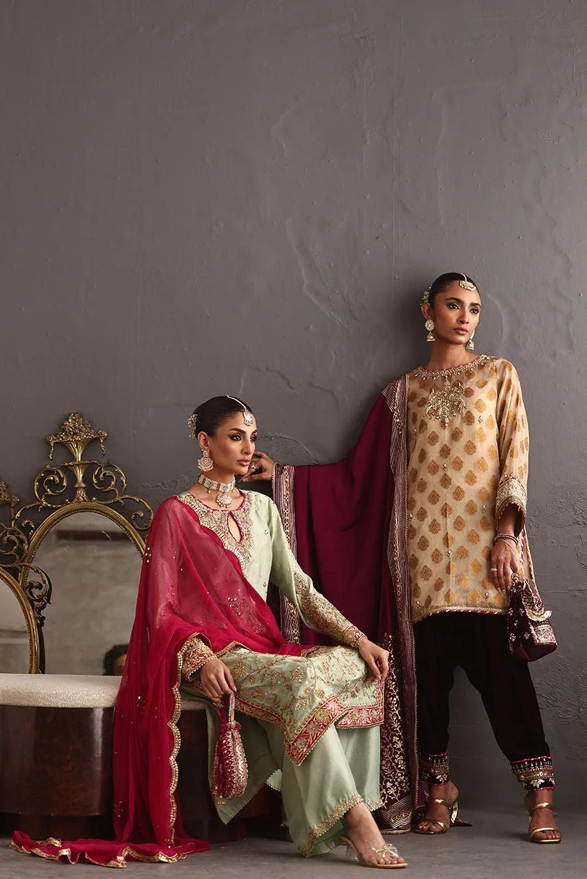 Deepak Perwani Diya Wedding Edit Raw Silk – view 5 – Poshaq