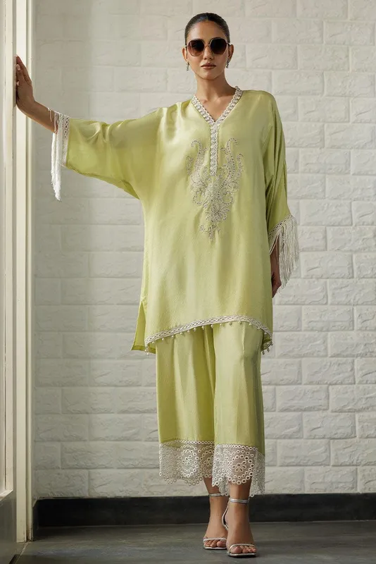 Deepak Perwani Summer Festive 25 Raw Silk – view 1 – Poshaq