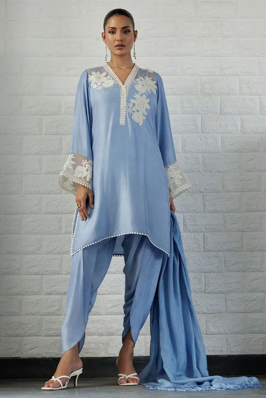 Deepak Perwani Summer Festive 25 Raw Silk – view 1 – Poshaq
