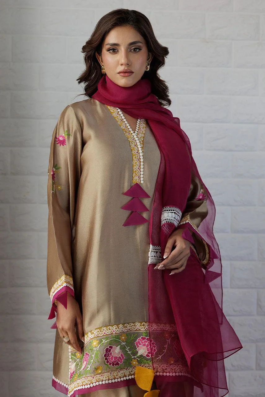 Deepak Perwani Summer Festive 25 Organza – view 3 – Poshaq