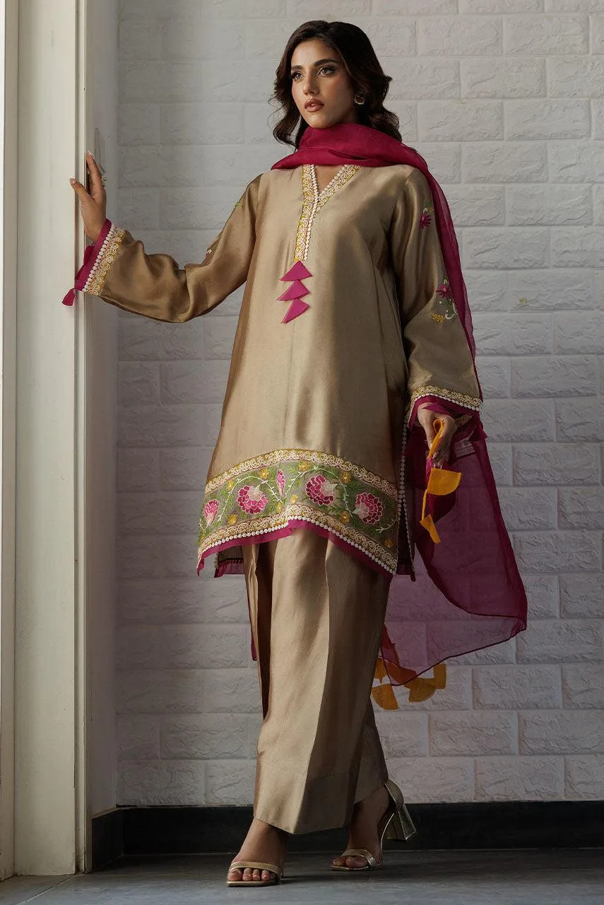Deepak Perwani Summer Festive 25 Organza – view 4 – Poshaq