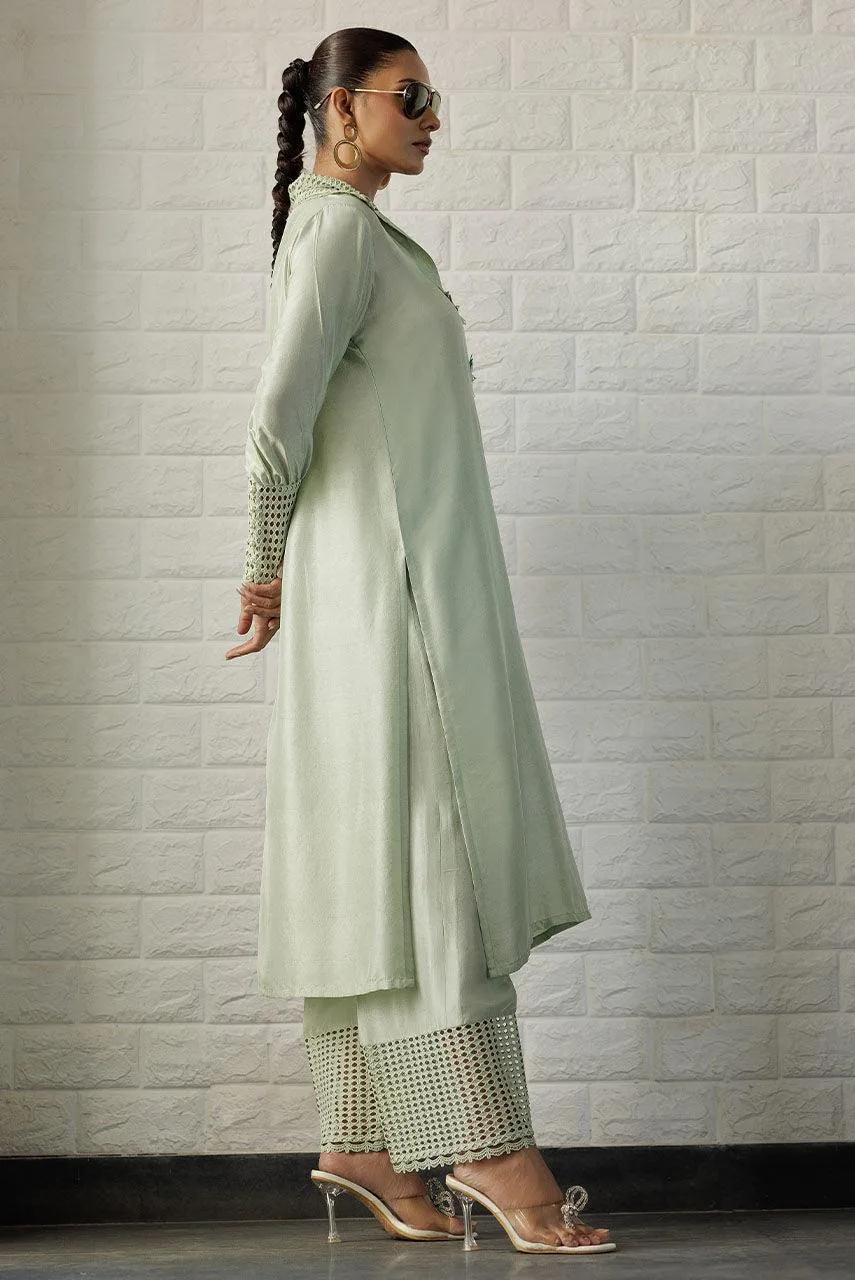 Deepak Perwani Summer Festive 25 Raw Silk – view 2 – Poshaq