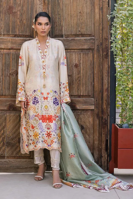 Deepak Perwani Eid Edit 25 Silk – view 1 – Poshaq