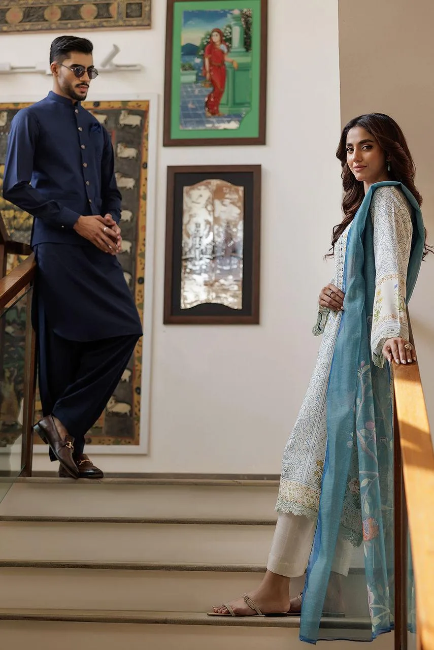 Deepak Perwani Eid 25 Cotton – view 5 – Poshaq