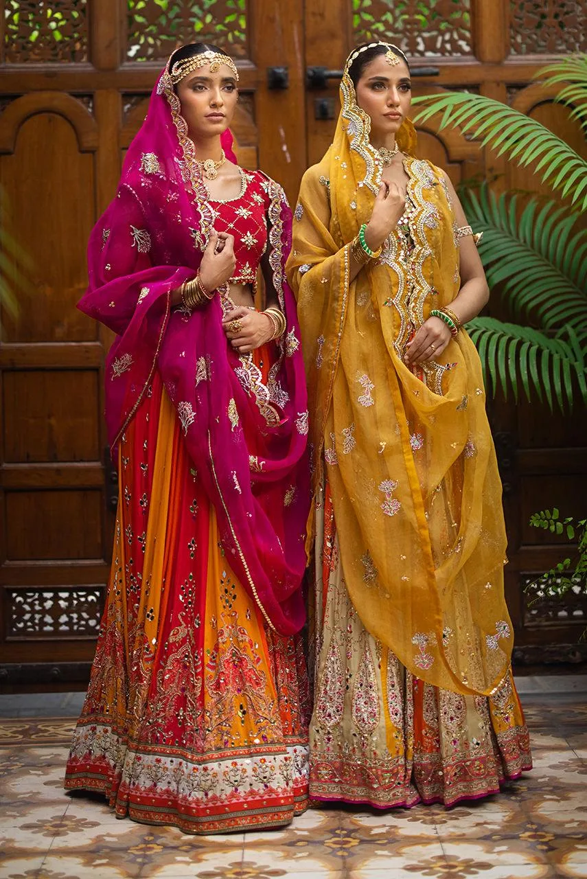 Deepak Perwani Jaipur Heritage Wedding Wear Organza – view 6 – Poshaq