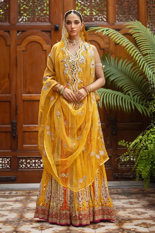 Deepak Perwani Jaipur Heritage Wedding Wear Organza – view 1 – Poshaq