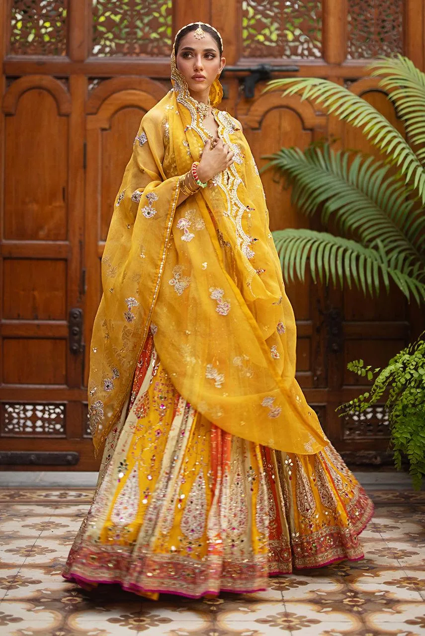 Deepak Perwani Jaipur Heritage Wedding Wear Organza – view 6 – Poshaq
