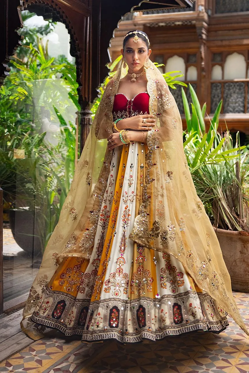 Deepak Perwani Jaipur Heritage Wedding Wear Organza – view 1 – Poshaq