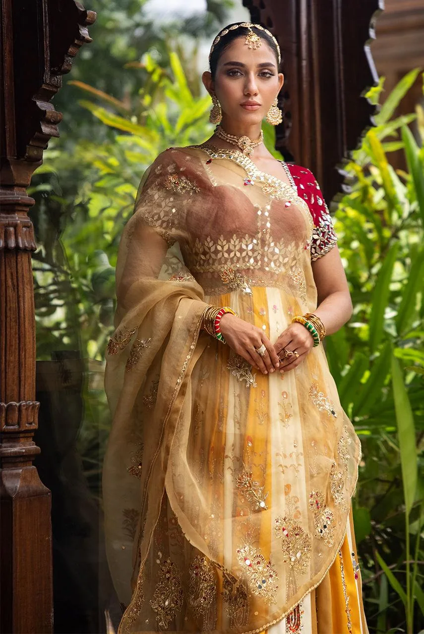 Deepak Perwani Jaipur Heritage Wedding Wear Organza – view 5 – Poshaq
