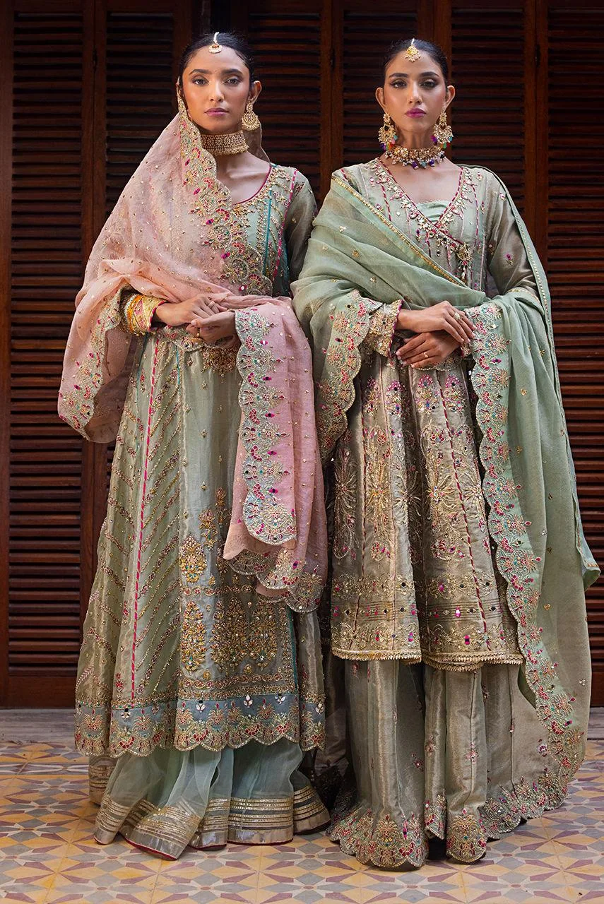Deepak Perwani Jaipur Heritage Wedding Wear Organza – view 2 – Poshaq