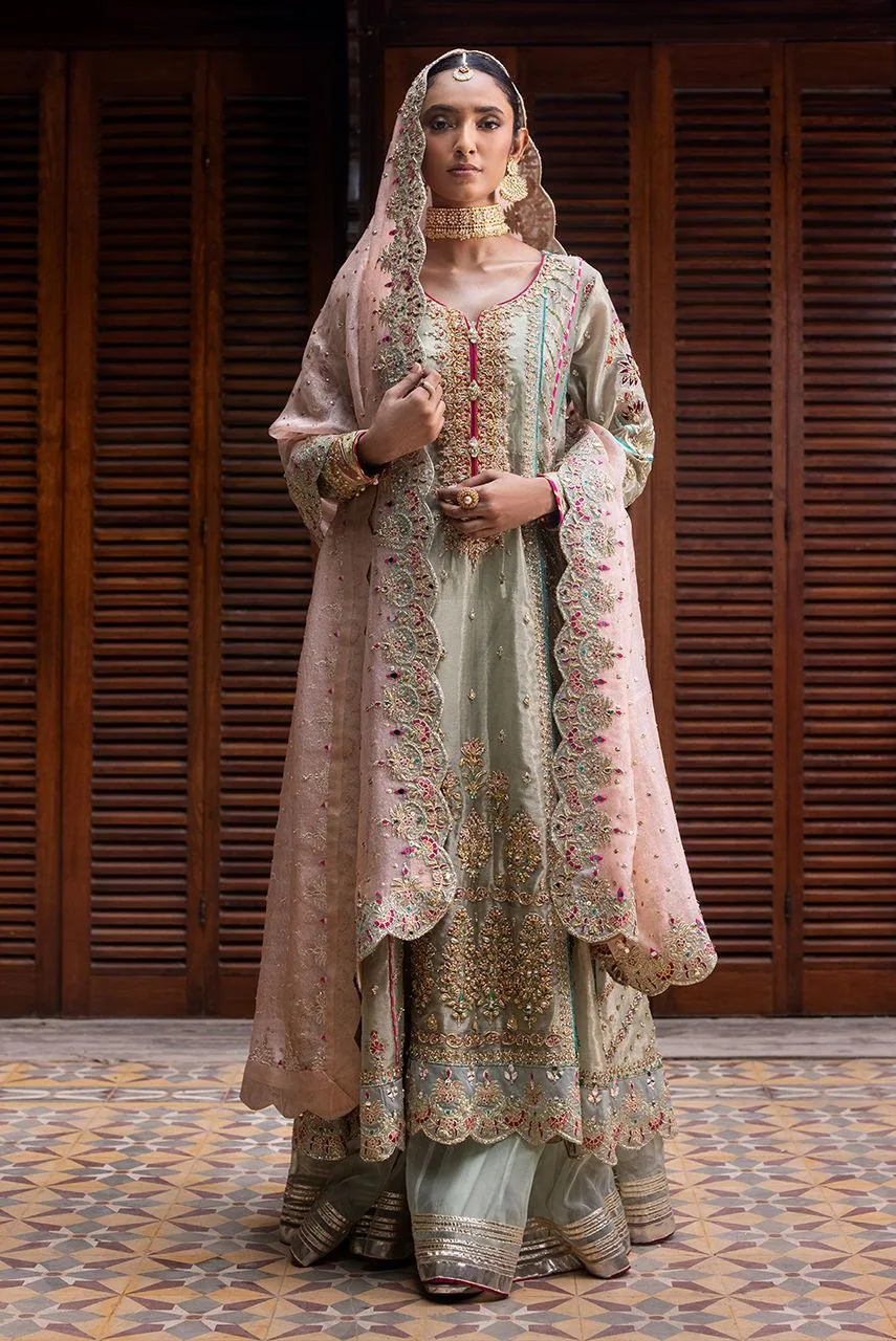 Deepak Perwani Jaipur Heritage Wedding Wear Organza – view 6 – Poshaq