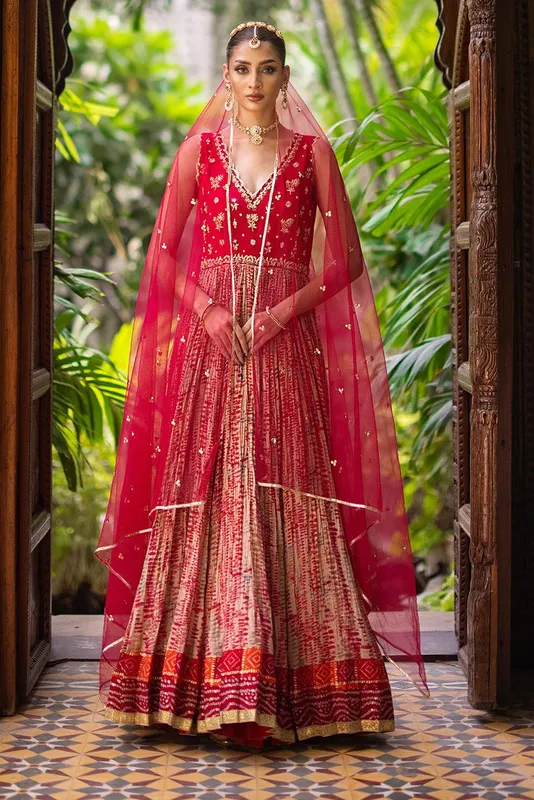 Deepak Perwani Jaipur Heritage Wedding Wear Net – view 1 – Poshaq