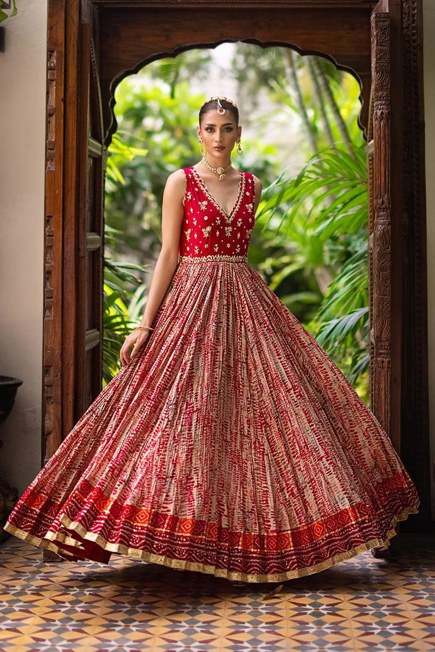 Deepak Perwani Jaipur Heritage Wedding Wear Net – view 5 – Poshaq