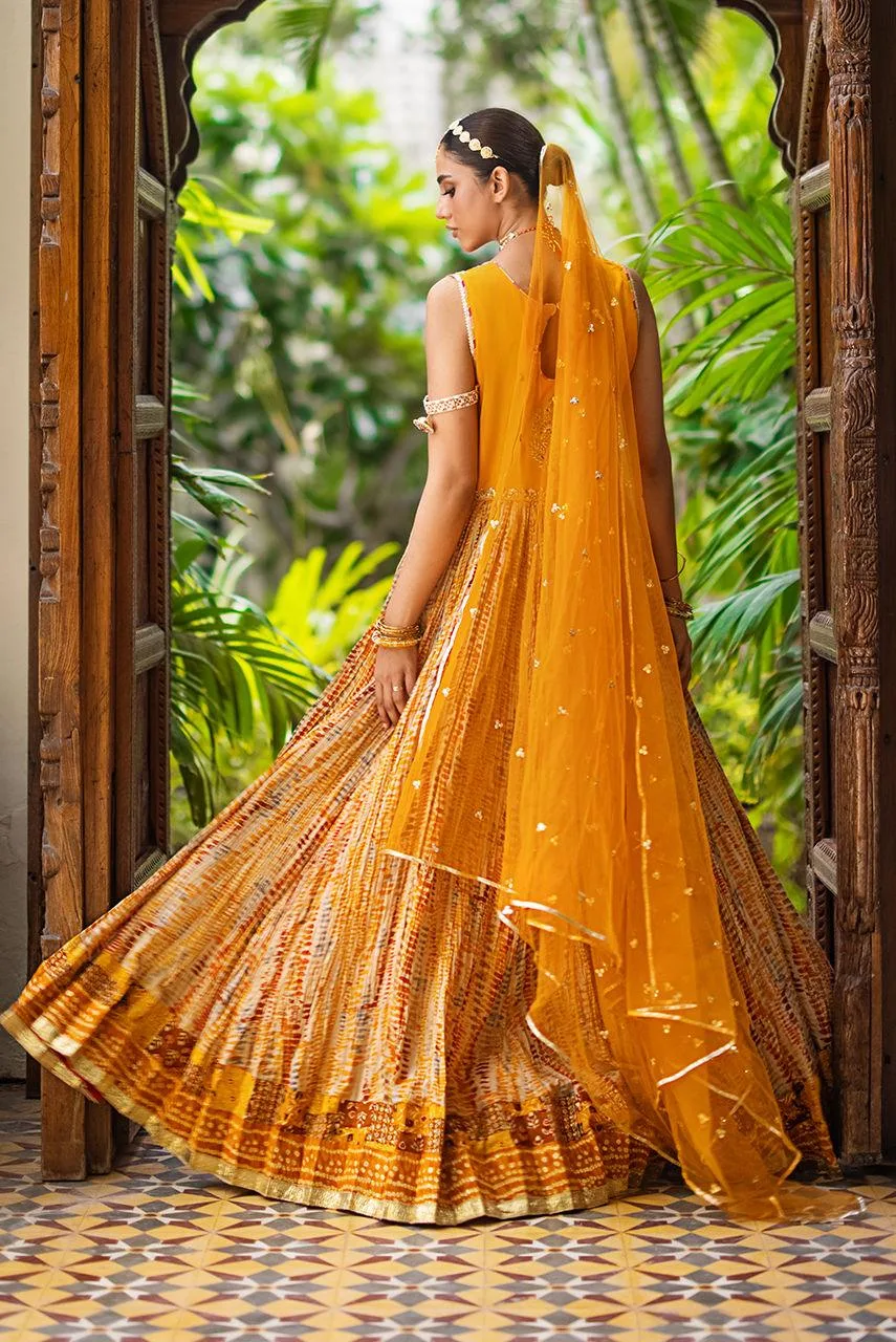 Deepak Perwani Jaipur Heritage Wedding Wear Net – view 2 – Poshaq