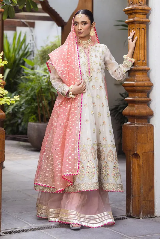 Deepak Perwani Jaipur Heritage Wedding Wear Organza – view 1 – Poshaq