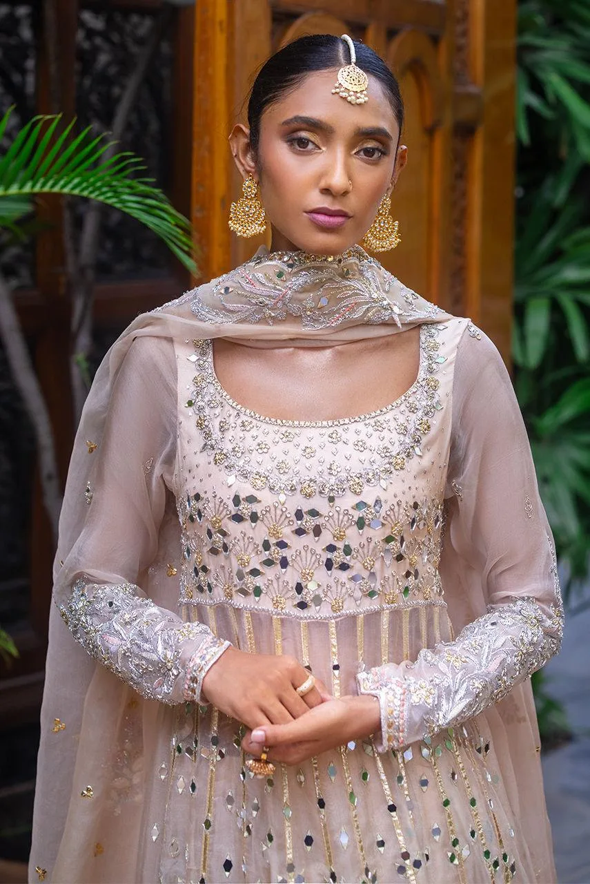 Deepak Perwani Jaipur Heritage Wedding Wear Organza – view 3 – Poshaq