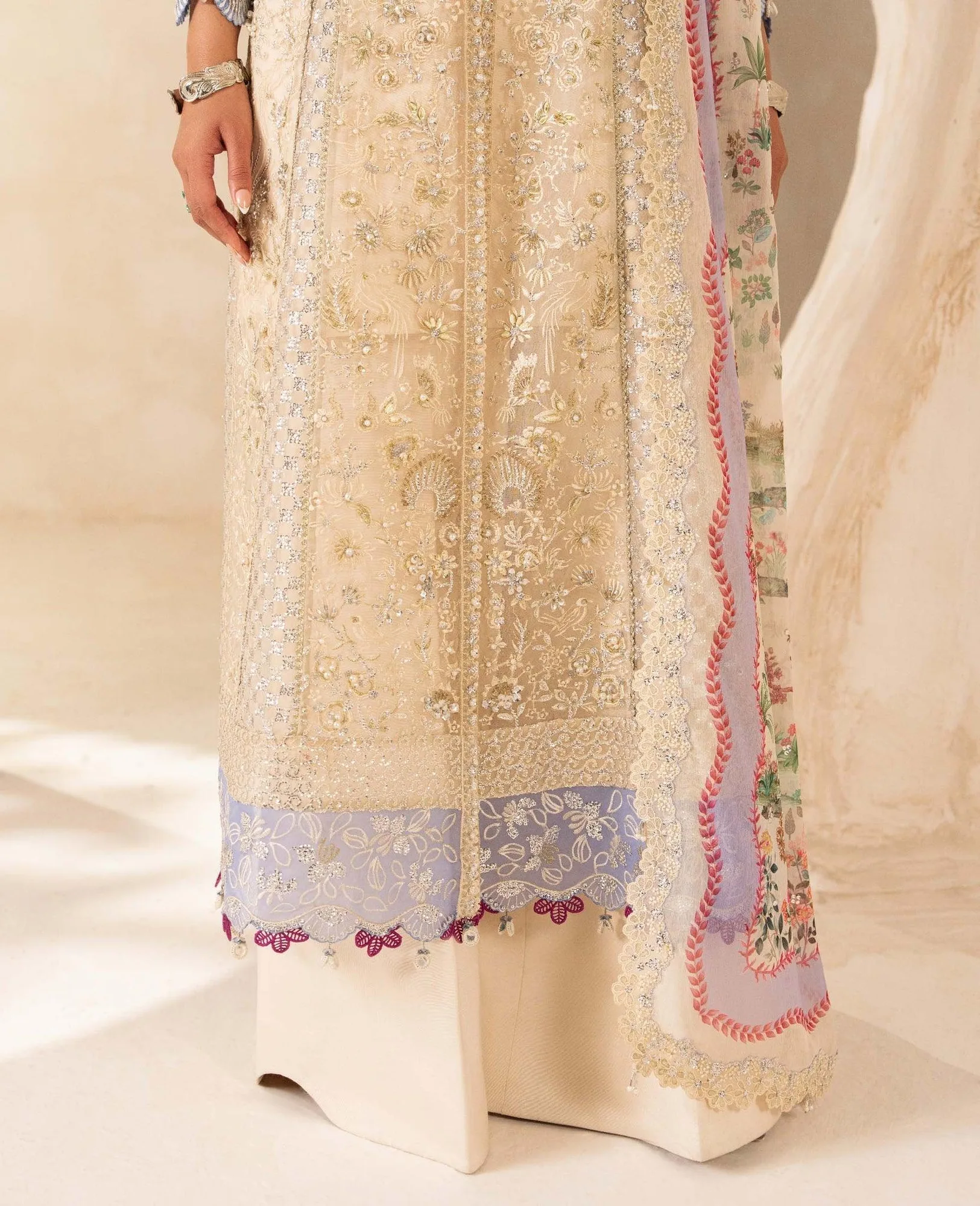 Republic Womenswear Luxury Formal 26 Lilac Raw Silk – view 3 – Poshaq