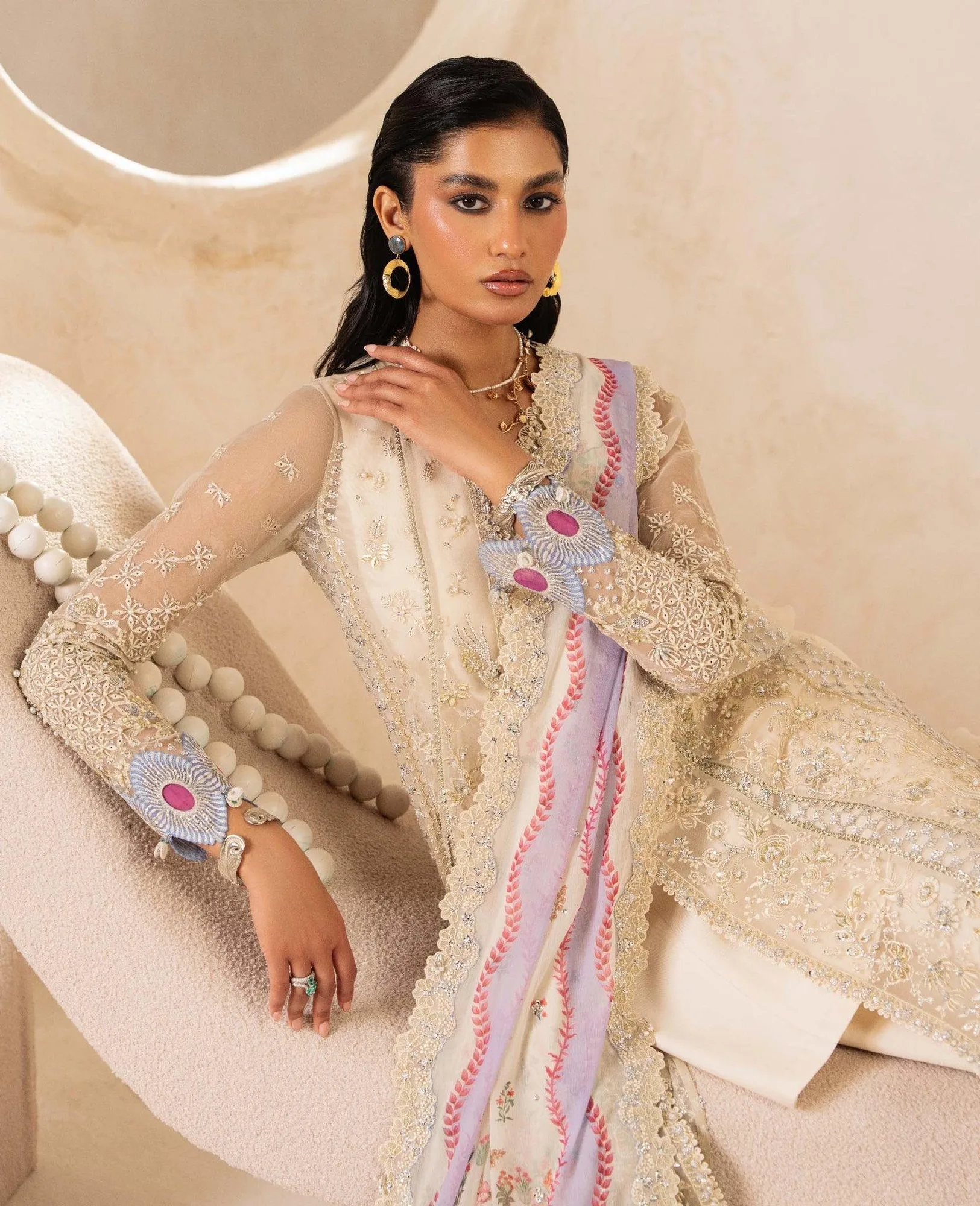 Republic Womenswear Luxury Formal 26 Lilac Raw Silk – view 5 – Poshaq