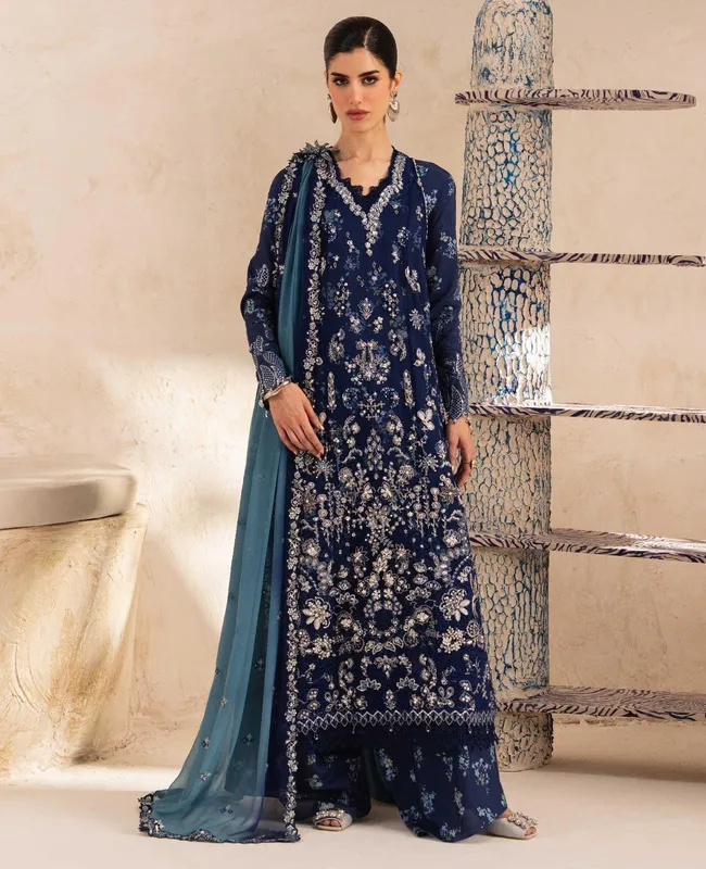 Republic Womenswear Luxury Formal 26 Silver Georgette – view 1 – Poshaq