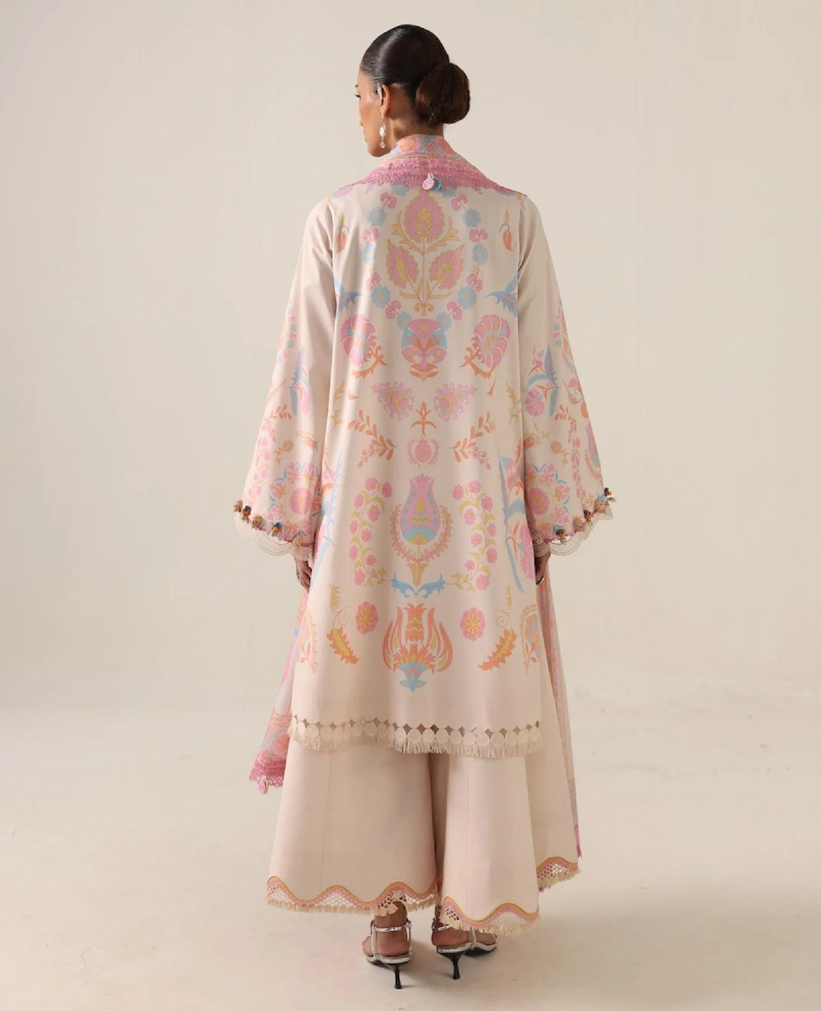 Republic Womenswear Neoma Summer Prints 26 Peach Chiffon – view 2 – Poshaq