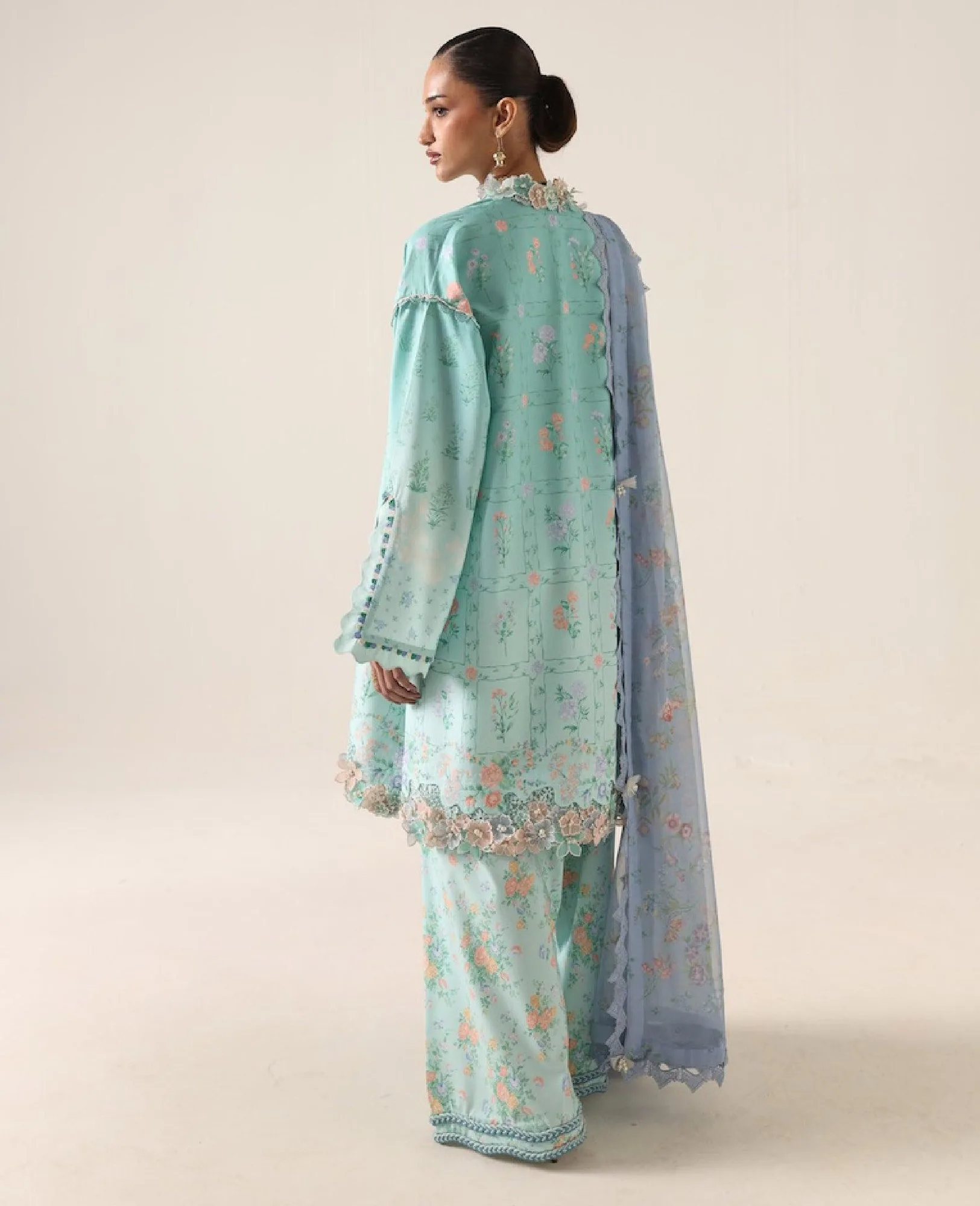 Republic Womenswear Neoma Summer Prints 26 Orange Chiffon – view 2 – Poshaq