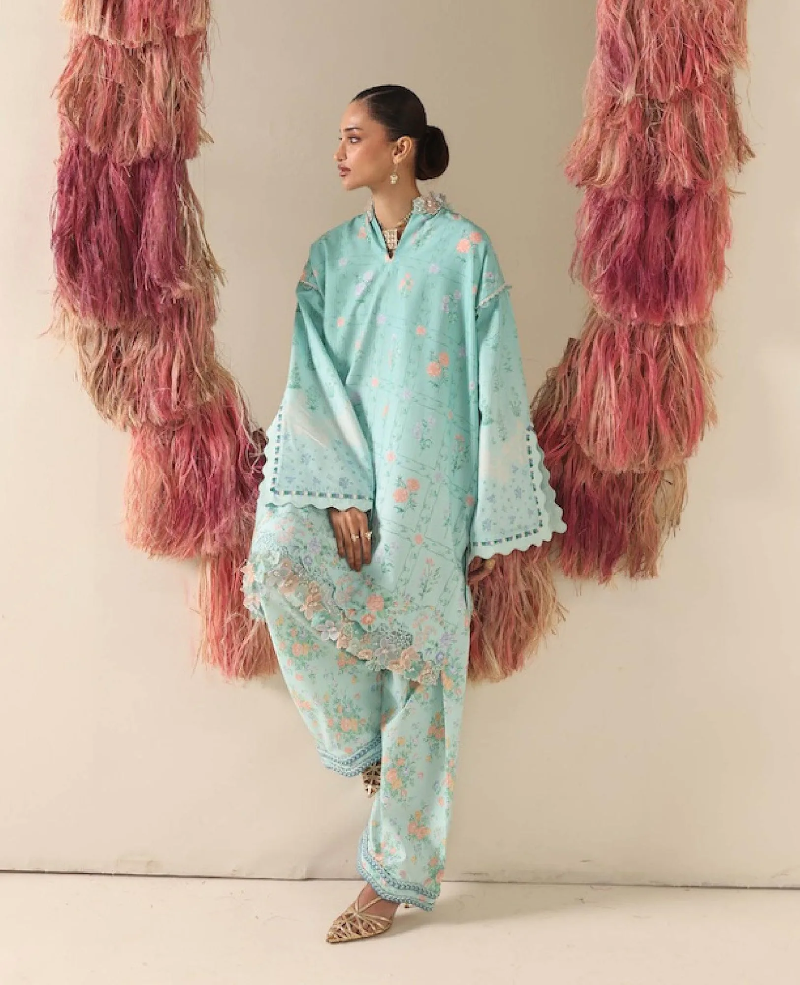 Republic Womenswear Neoma Summer Prints 26 Orange Chiffon – view 5 – Poshaq
