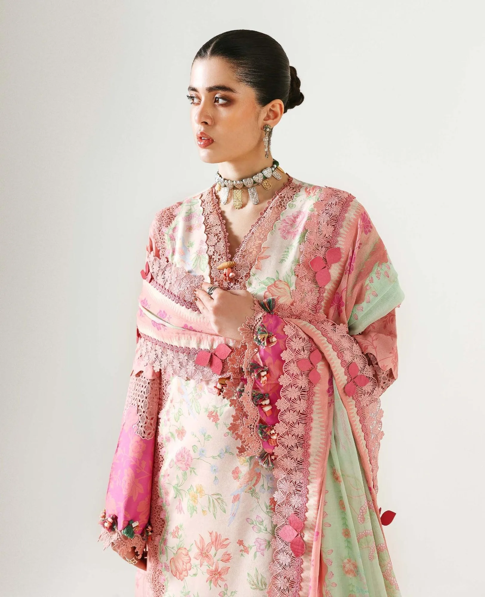 Republic Womenswear Neoma Summer Prints 26 White Cambric – view 3 – Poshaq
