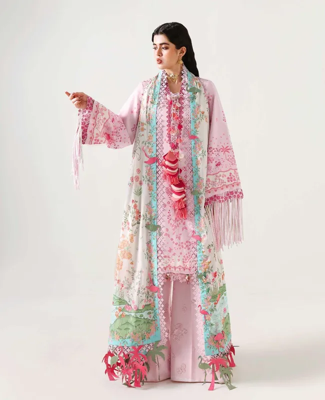Republic Womenswear Neoma Summer Prints 26 Pink Organza – view 1 – Poshaq