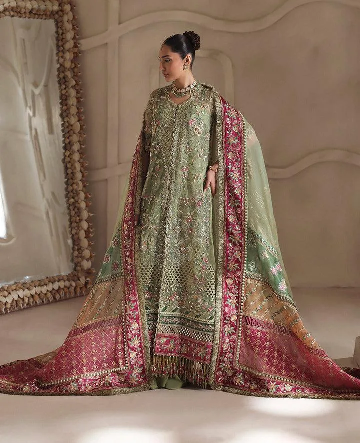 Republic Womenswear Lilianne Wedding 25 Green Organza – view 6 – Poshaq
